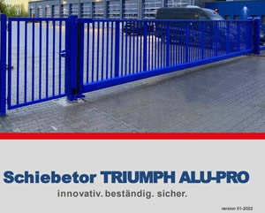 Datenblatt-Info Schiebetor -TRIUMPH ALU-PRO